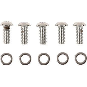 DRAG SPECIALTIES Bolt Kit - Derby Cover - Smooth/Button-Head/Torx - Dyna/Softail/Touring