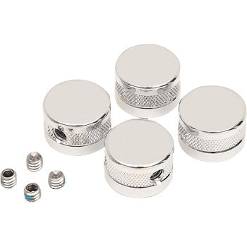 DRAG SPECIALTIES Head Bolt Covers - Chrome - S&S Engines
