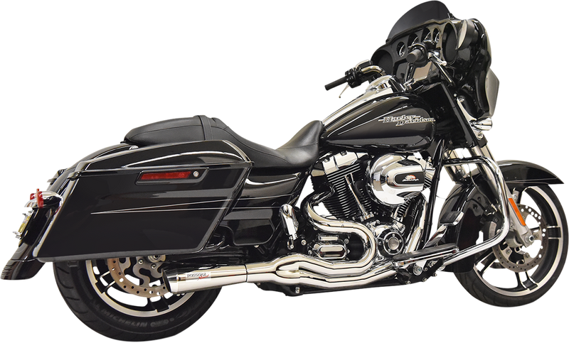 BASSANI XHAUST 2:1 Exhaust - Chrome - 1995-1998 TOURING MODELS
