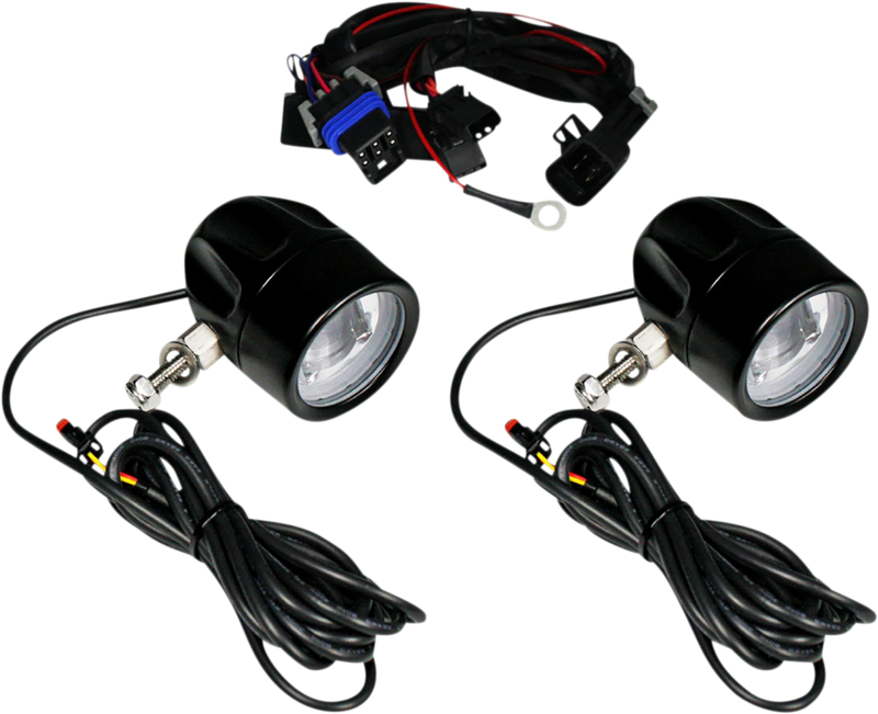 CUSTOM DYNAMICS ProBEAM® LED Halo Fog Lamps - Black