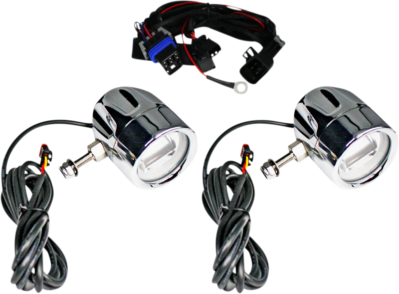 CUSTOM DYNAMICS ProBEAM® LED Halo Fog Lamps - Chrome