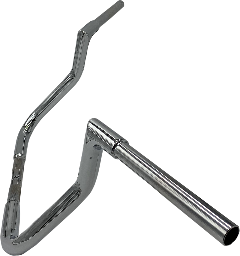 FAT BAGGERS INC. 1-1/4" EZ Install Flat Top Handlebar - Reduced Reach - 11" - Chrome 705011