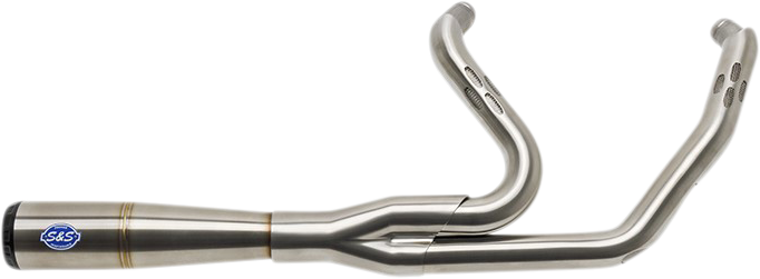 S&S CYCLE 2-into-1 Diamondback Exhaust System - Stainless Steel - Race Only