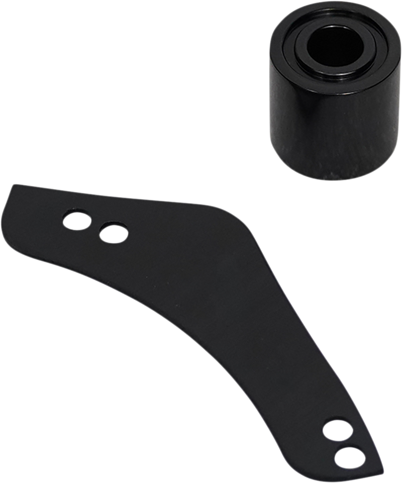 ARLEN NESS Replacement Breather Bolt Cover Plate - Inverted/Method/Clear Tear/Sidekick - Left - Black