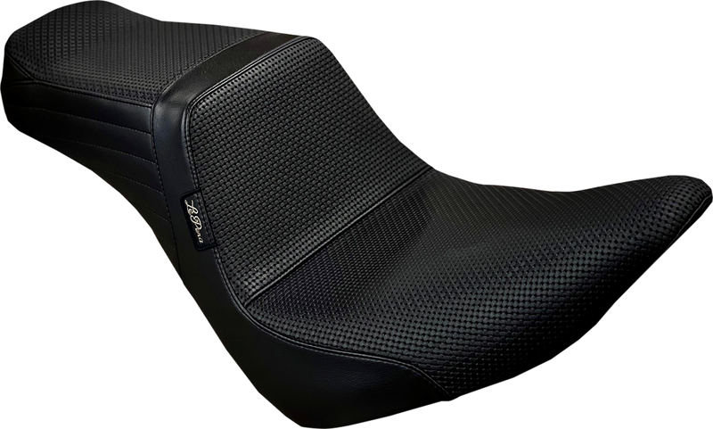 LE PERA Tailwhip Seat - Basketweave - Black -  Softail '18-'23