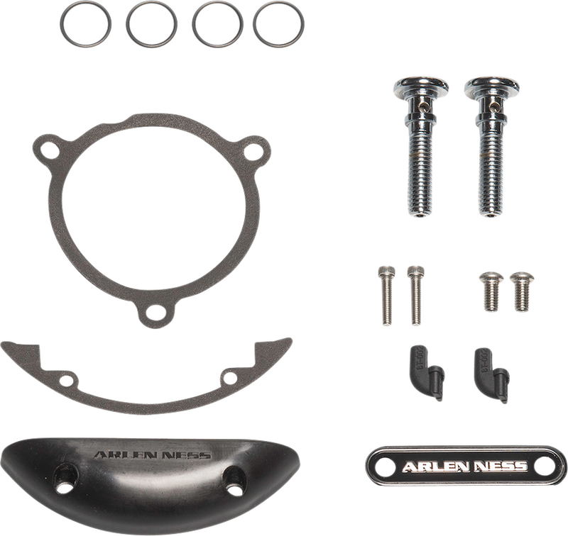 ARLEN NESS Replacement Air Cleaner Hardware Kit - Chrome - Inverted / Method® / Clear Tear™ / Sidekick
