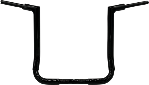 FAT BAGGERS INC. 1-1/2" EZ Install Flat Top Handlebar - 16" - Black 615016-B