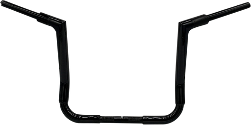 FAT BAGGERS INC. 1-1/2" EZ Install Flat Top Handlebar - 14" - Black 615014-B