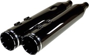 KHROME WERKS 4-1/2" HP-Plus® Slip-On Mufflers - Eclipse® with Tracer Tip 201670