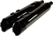KHROME WERKS 4-1/2" HP-Plus® Slip-On Mufflers - Eclipse® with Edge Tip 201675