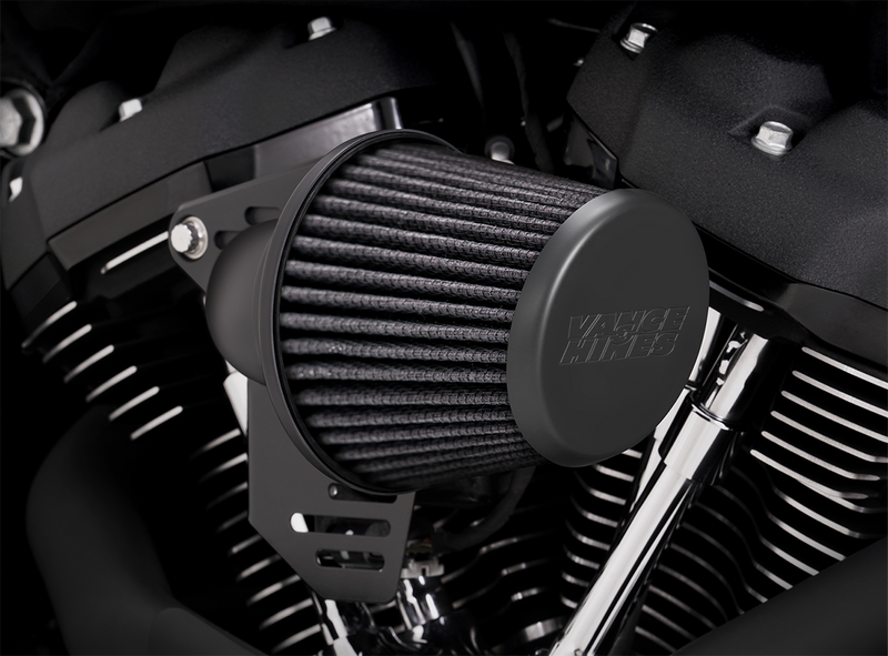 VANCE & HINES VO2 Falcon Air Intake - Matte Black -'17-'24 SOFTAIL & TOURING