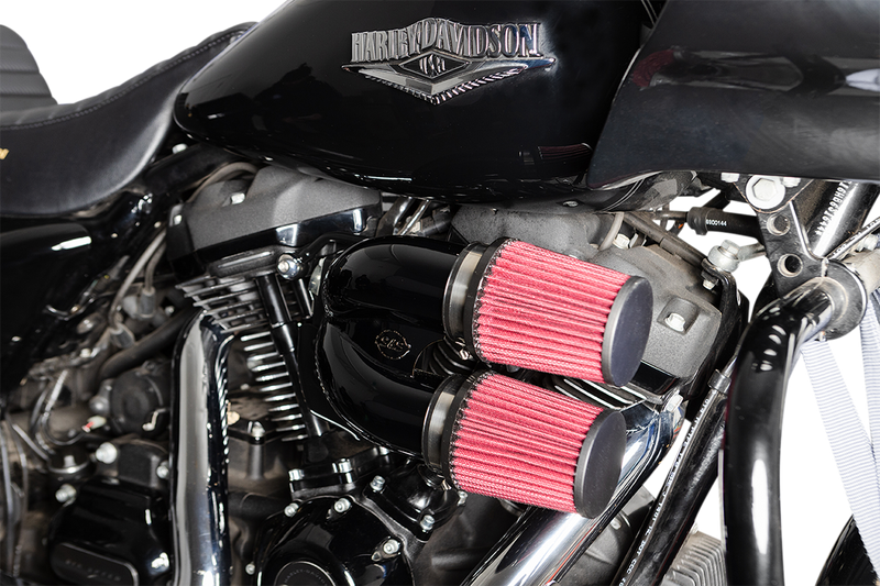S&S CYCLE Tuned Induction Air Cleaner Kit - Gloss Black