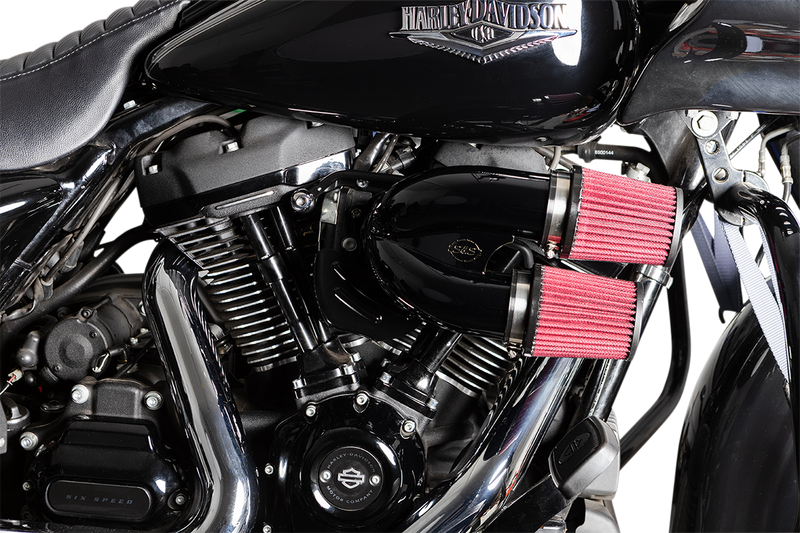 S&S CYCLE Tuned Induction Air Cleaner Kit - Gloss Black