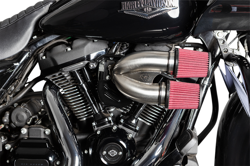 S&S CYCLE Tuned Induction Air Cleaner Kit - Stainless Steel