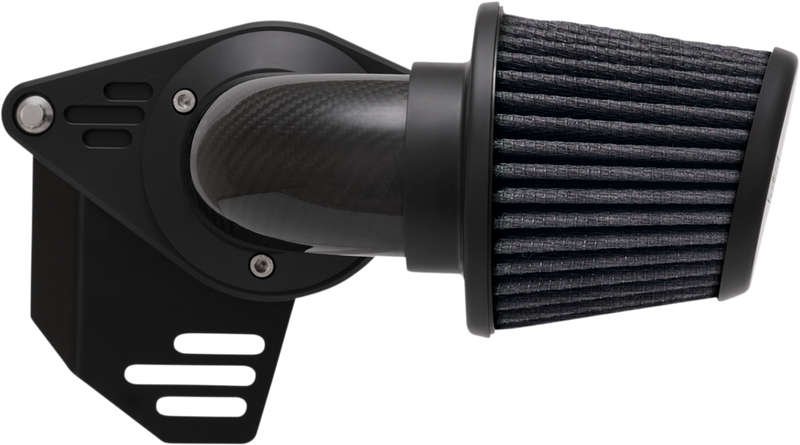 VANCE & HINES VO2 Falcon Air Intake - Weaved Carbon Fiber -'17-'24 SOFTAIL & TOURING