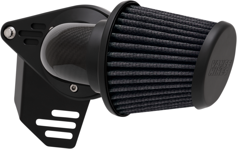 VANCE & HINES VO2 Falcon Air Intake - Weaved Carbon Fiber -'17-'24 SOFTAIL & TOURING