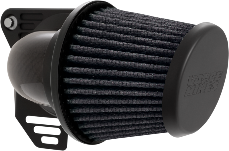 VANCE & HINES VO2 Falcon Air Intake - Weaved Carbon Fiber -'08-'17 SOFTAIL & TOURING