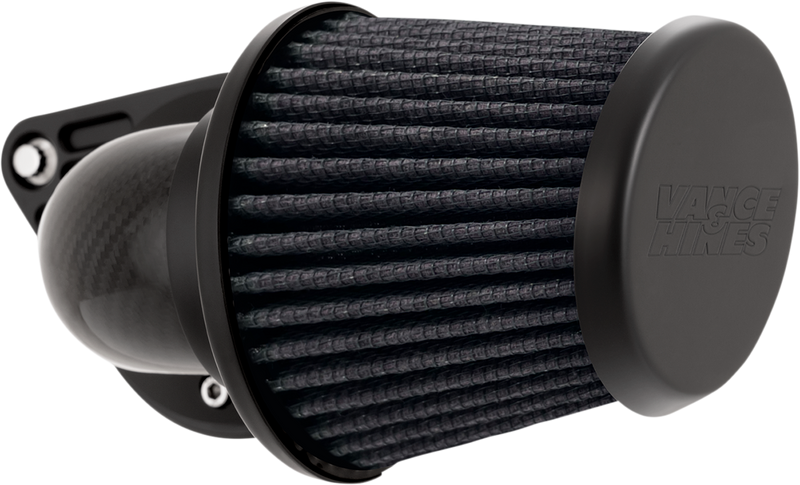 VANCE & HINES VO2 Falcon Air Intake - Weaved Carbon Fiber -'99-'17 DYNA & SOFTAIL & TOURING
