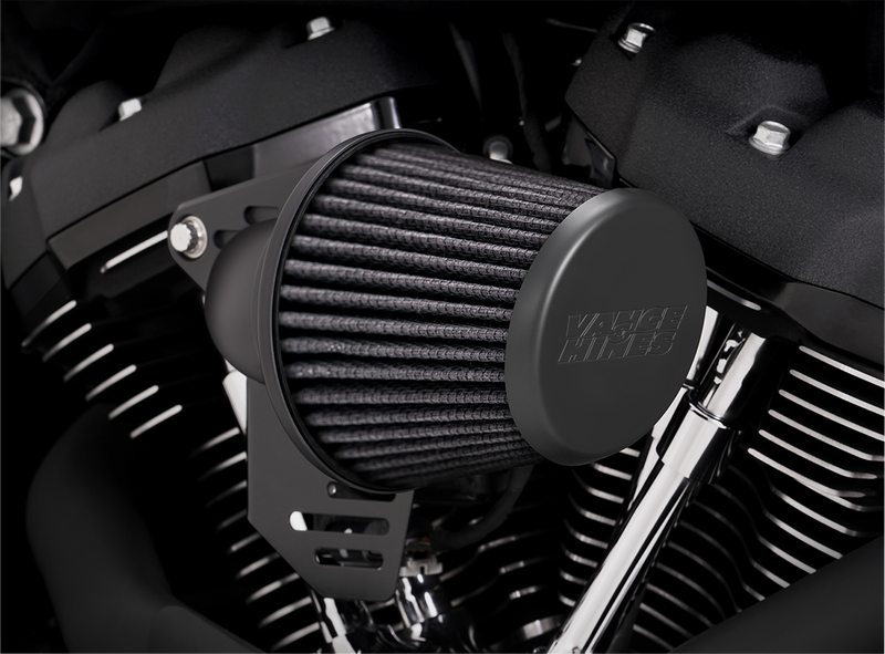 VANCE & HINES VO2 Falcon Air Intake - Matte Black -'08-'17 SOFTAIL & TOURING