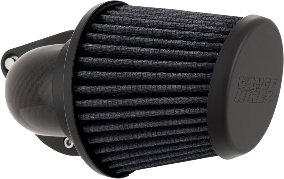 VANCE & HINES VO2 Falcon Air Intake - Weaved Carbon Fiber -'91-'22 SPORTSTER