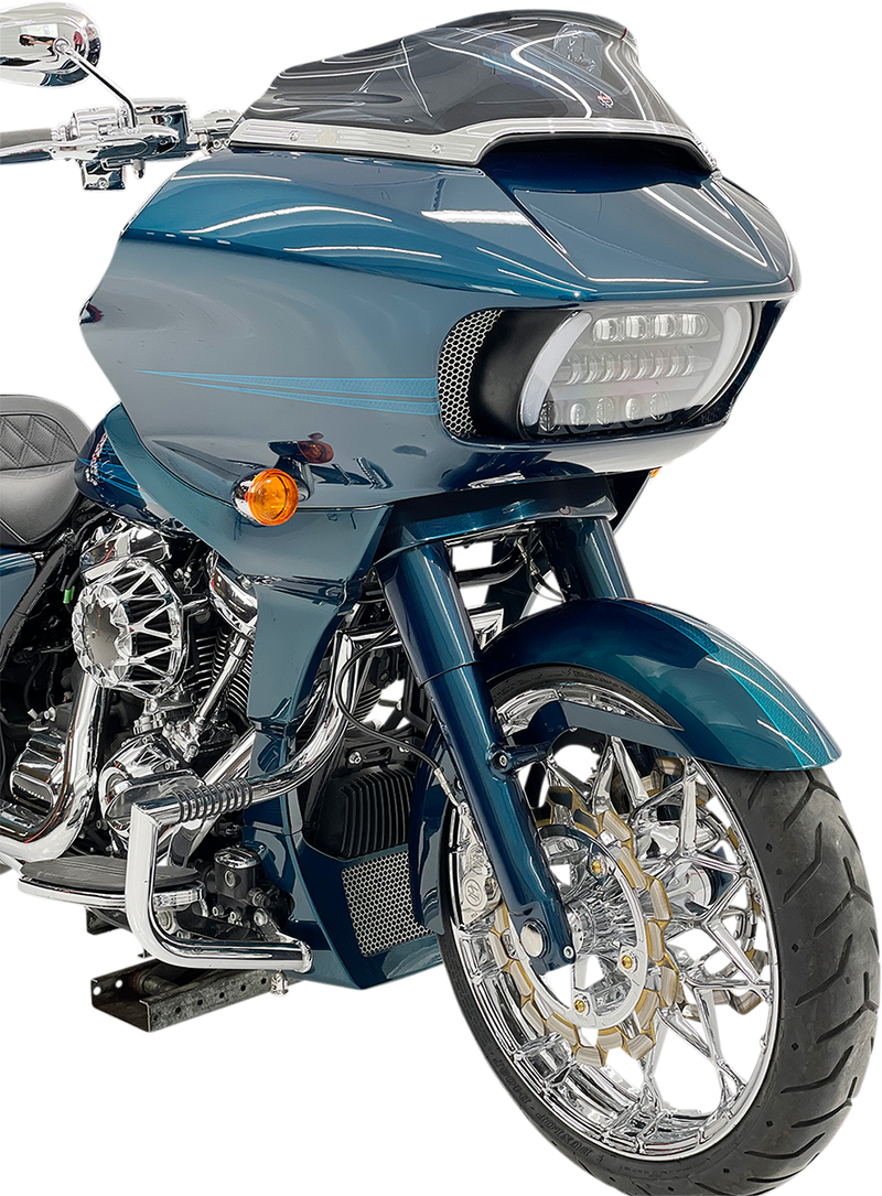 KLOCK WERKS Ventana Front Fender - 21" - Ventana - Steel