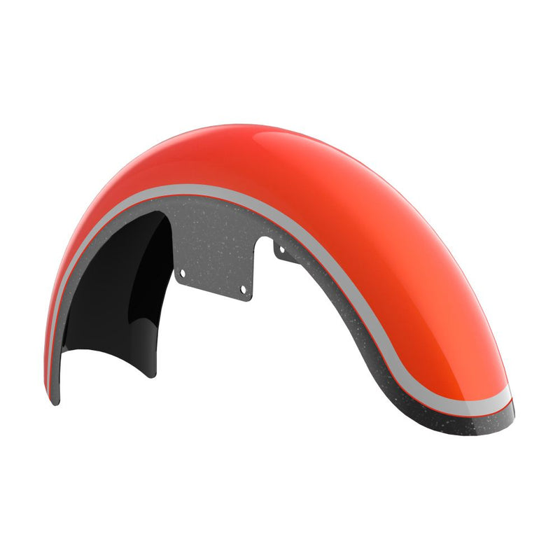 Advanblack 19" Reveal Wrapper Hugger Front Fender For '23.5-Up Harley Touring Models
