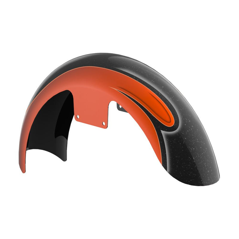 Advanblack 19" Reveal Wrapper Hugger Front Fender For '23.5-Up Harley Touring Models