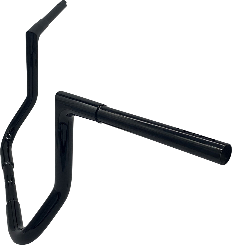 FAT BAGGERS INC. 1-1/4" EZ Install Flat Top Handlebar Kit - 12" - Black 719012-B