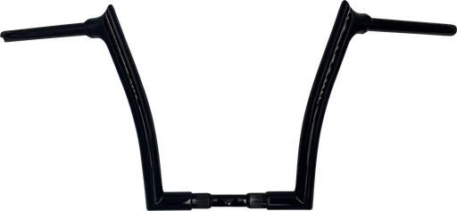 FAT BAGGERS INC. 1-1/2" EZ Install Pointed Top Handlebar - 14" - Black 816014-B
