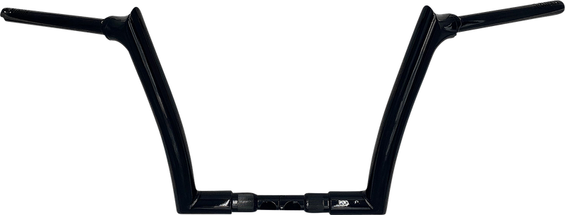 FAT BAGGERS INC. 1-1/2" EZ Install Pointed Top Handlebar - 12" - Black 816012-B