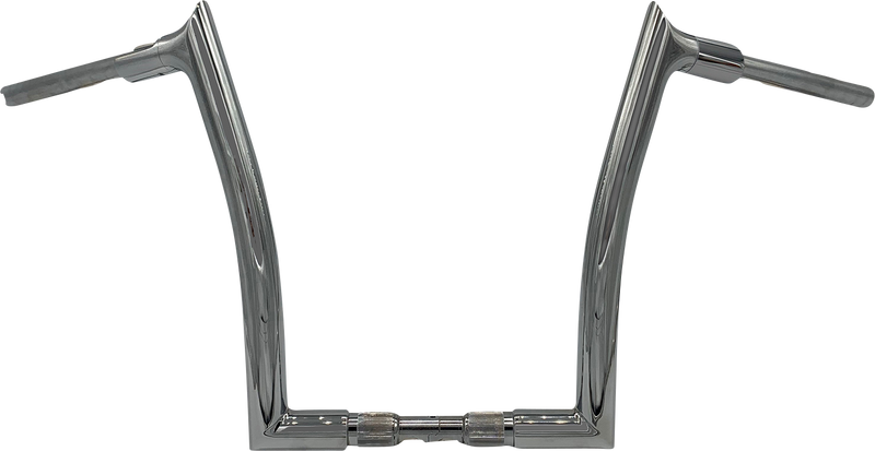 FAT BAGGERS INC. 1-1/2" EZ Install Pointed Top Handlebar - 14" - Chrome 818014