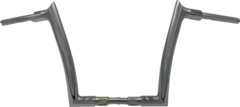 FAT BAGGERS INC. 1-1/2" EZ Install Pointed Top Handlebar - 12" - Chrome 818012
