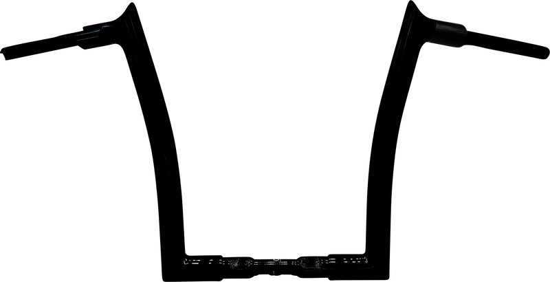 FAT BAGGERS INC. 1-1/2" EZ Install Pointed Top Handlebar - 14" - Black 818014-B