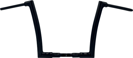 FAT BAGGERS INC. 1-1/2" EZ Install Flat Top Handlebar - 12" - Black 616012-B