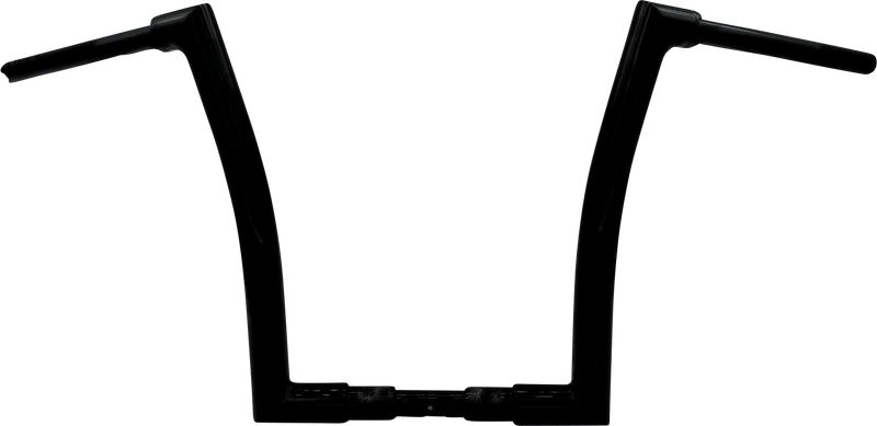 FAT BAGGERS INC. 1-1/2" EZ Install Flat Top Handlebar - 14" - Black 616014-B