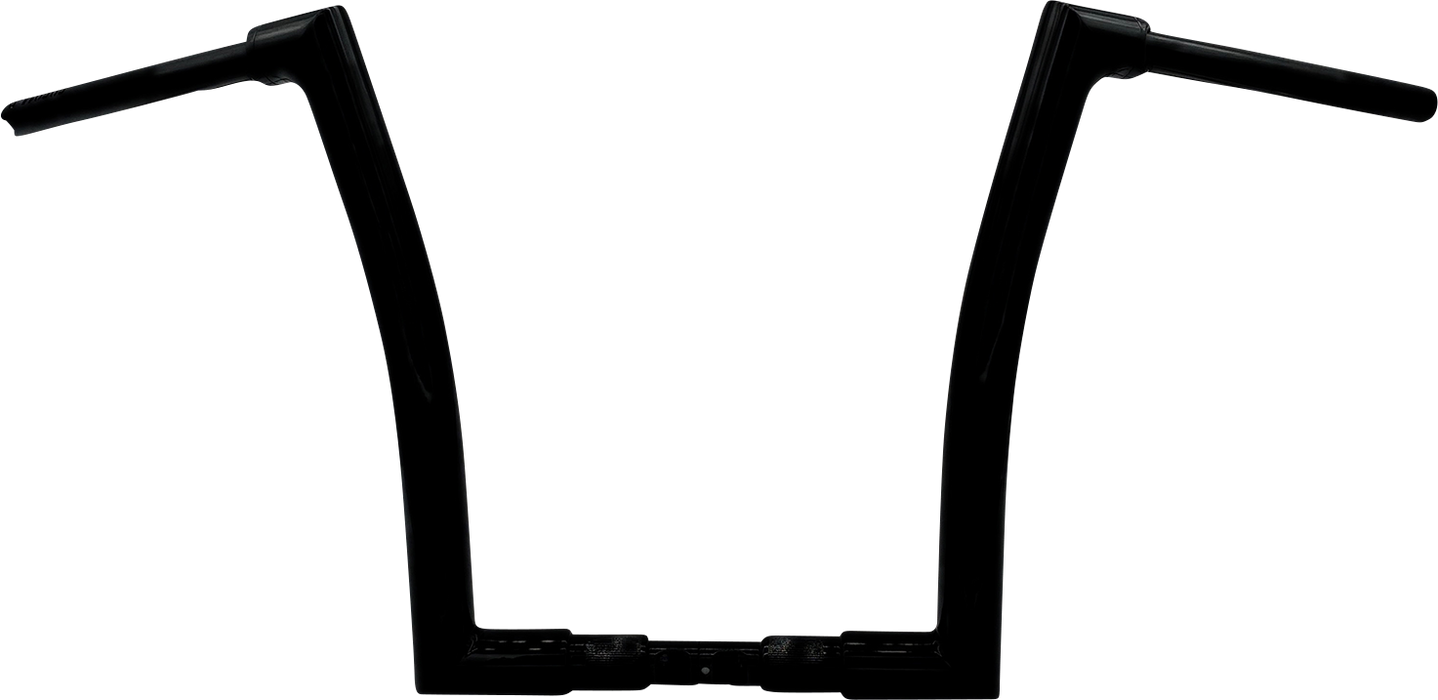 FAT BAGGERS INC. 1-1/2" EZ Install Flat Top Handlebar - 14" - Black 616014-B