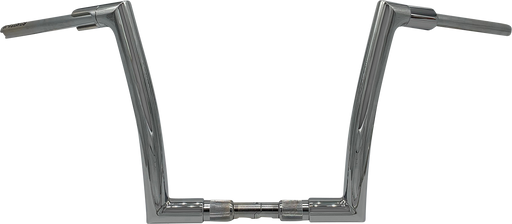 FAT BAGGERS INC. 1-1/2" EZ Install Flat Top Handlebar - 12" - Chrome 618012