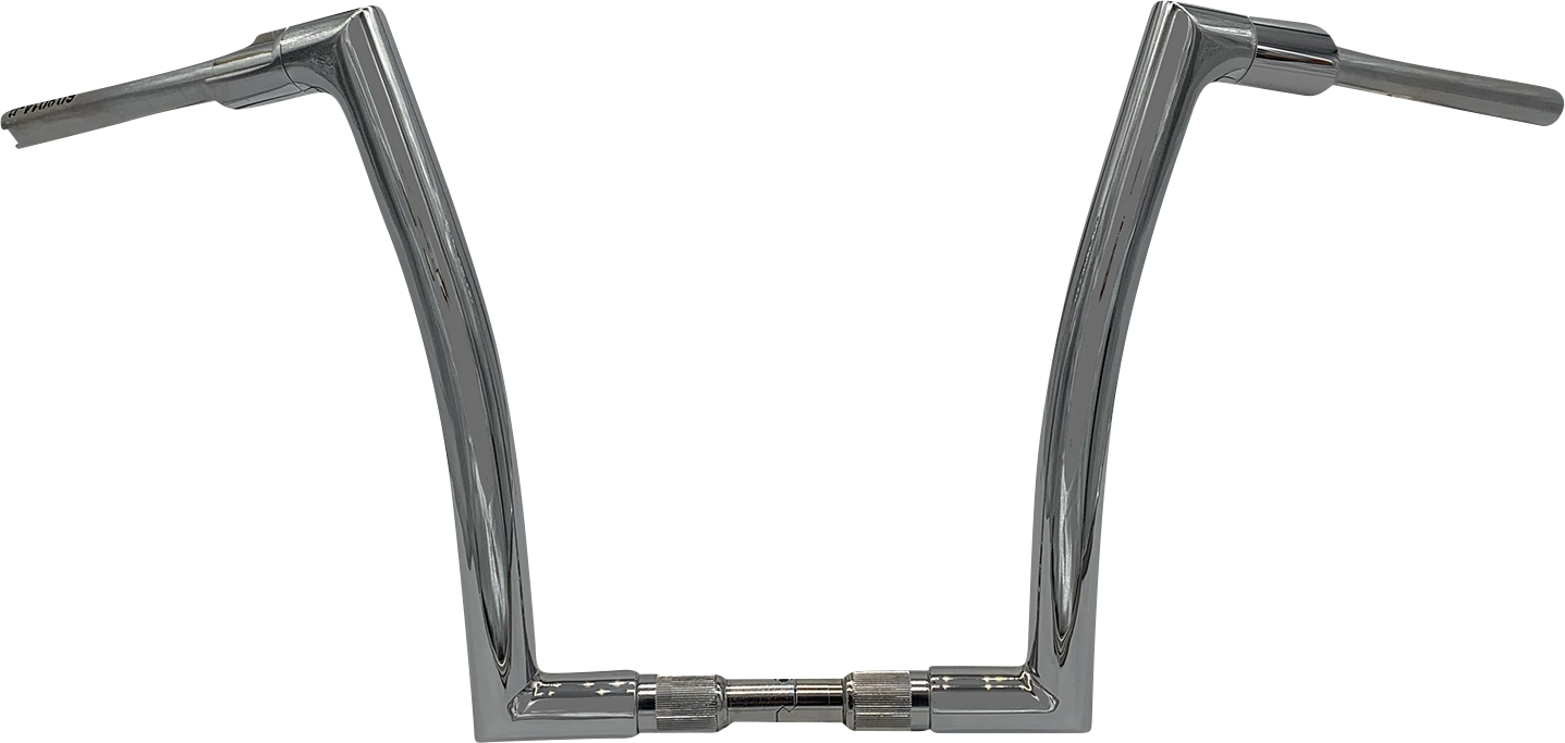 FAT BAGGERS INC. 1-1/2" EZ Install Flat Top Handlebar - 14" - Chrome 618014