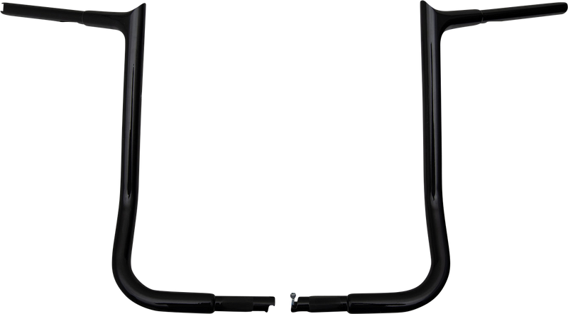 FAT BAGGERS INC. 1-1/4" EZ Install Pointed Top Handlebar Kit - 16" - Black 919016-B