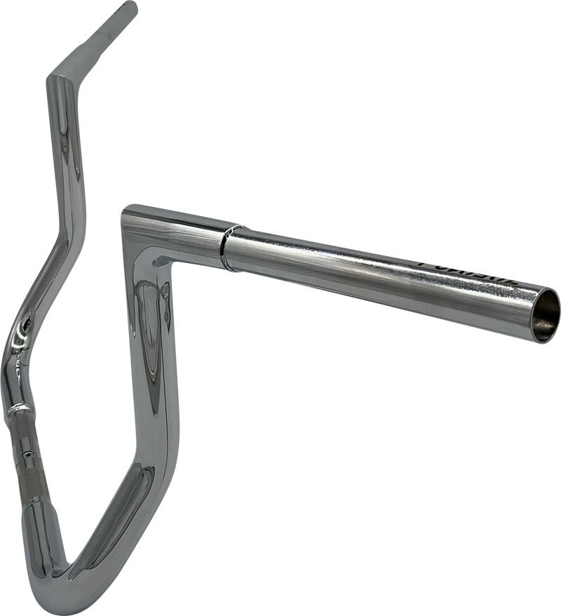 FAT BAGGERS INC. 1-1/4" EZ Install Flat Top Handlebar Kit - 12" - Chrome 719012