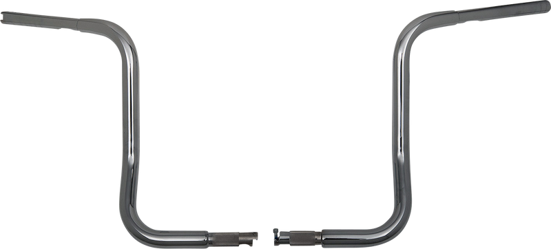 FAT BAGGERS INC. 1-1/4" EZ Install Round Top Handlebar Kit - 14" - Chrome 919414