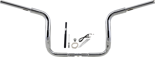 FAT BAGGERS INC. 1-1/2" EZ Install Rounded Top Handlebar Kit - 12" - Chrome 819412