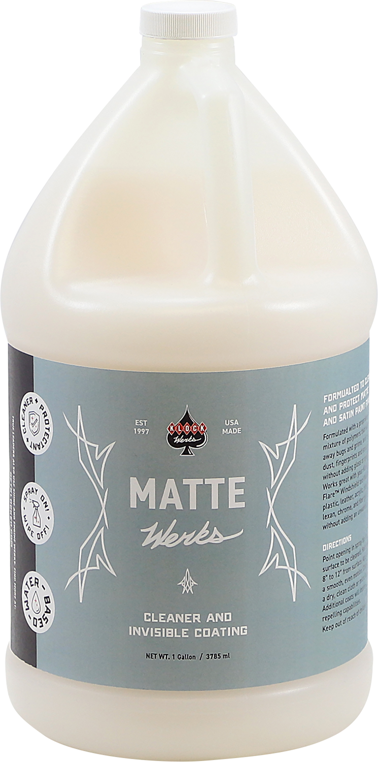 KLOCK WERKS Matte Werks Kleaner - 1 US gal.
