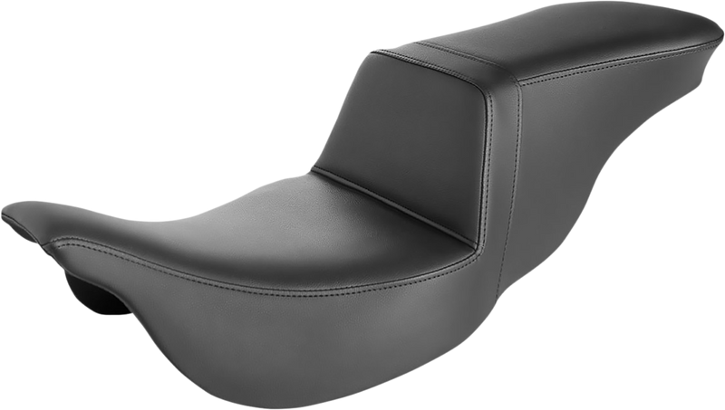 SADDLEMEN Tour Step-Up Seat - Smooth - Black - Touring '08-'24