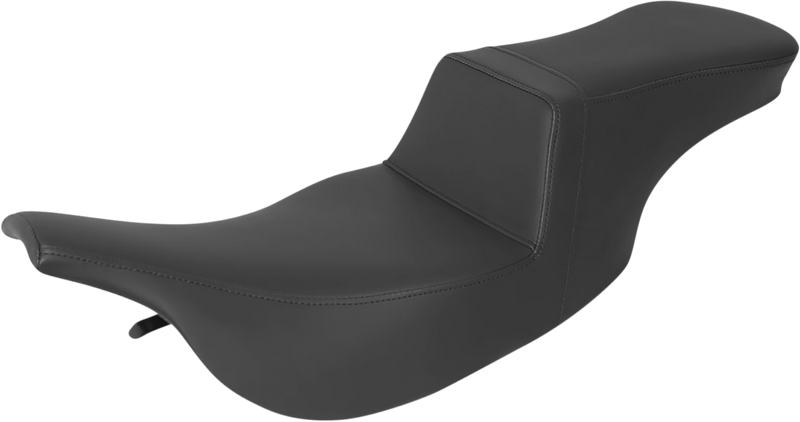 SADDLEMEN Tour Step-Up Seat - Smooth - Black - Touring '97-'07