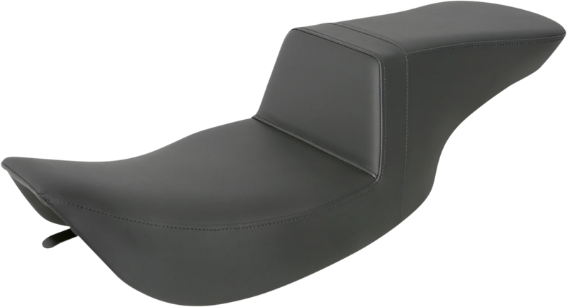 SADDLEMEN  Tour Step-Up Seat - Smooth - Black - Touring '97-'07