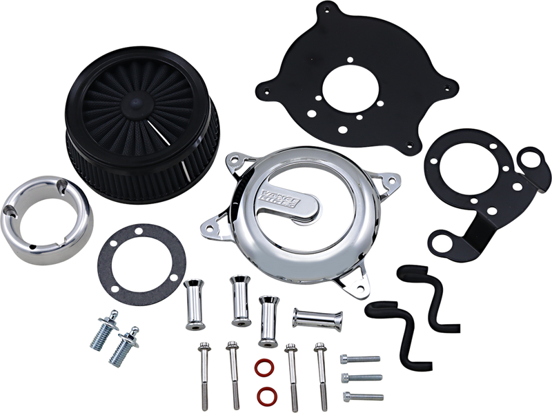 VANCE & HINES VO2 Rogue Air Intake Kit - Chrome -'08-'17 TOURING & SOFTAIL