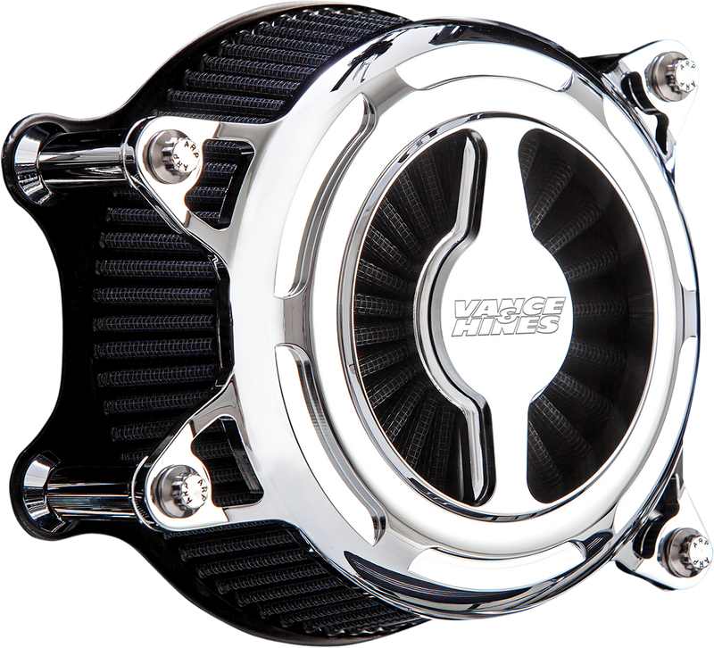 VANCE & HINES VO2 Blade Air Intake - Chrome -'17-'24 SOFTAIL & TOURING