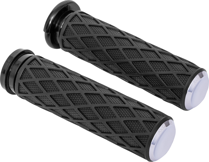 ARLEN NESS Diamond Grips - Cable - Chrome