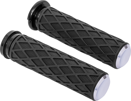 ARLEN NESS Diamond Grips - Cable - Chrome